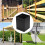 Adjustable Post Protector Sleeve for Mailbox and Fence, Durable Iron Construction, Universal Fit 2