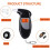 Breathalyzer Alcohol Tester with  Precision Sensor and Clear LCD Display for  Use Ref: 9686 3