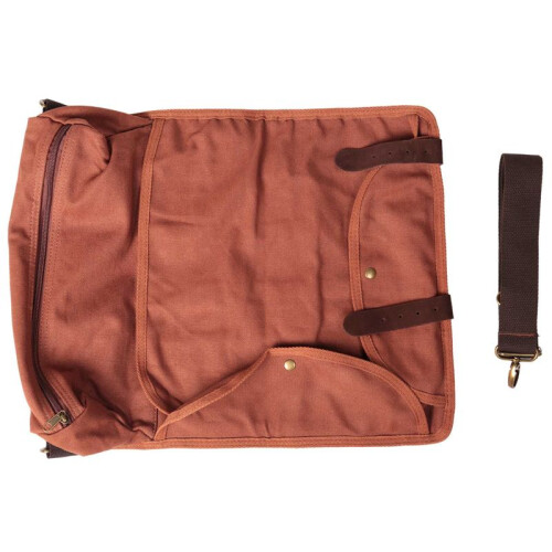 Bar Bartender Carrying Bag  Bartender Canvas Toolkit Pack Bar Tools Cocktail Shaker Set Storage Bag Only