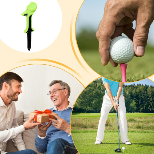 Tilted Golf Tees Ball Holder 10Degree Design for LongDistance Practice, Durable Golf Training Accessory 1