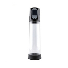 Soft Men's Enlarge Vacuum Pump 2In1 ED Screen Silicone Extender Tool For Male Enlargement Large Size Black ALSKN4G