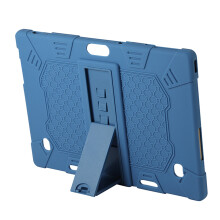 Custodia per Tablet per Teclast M30 M30 PRO Custodia nel Silicone per Tablet da 10.1 Pollici Supporto per Tablet Regolabile con Penna (Blu)
