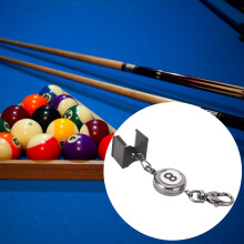 Stilvoller 48cm schwarzer ausziehbarer Billardkreidehalter für Schlüsselanhänger