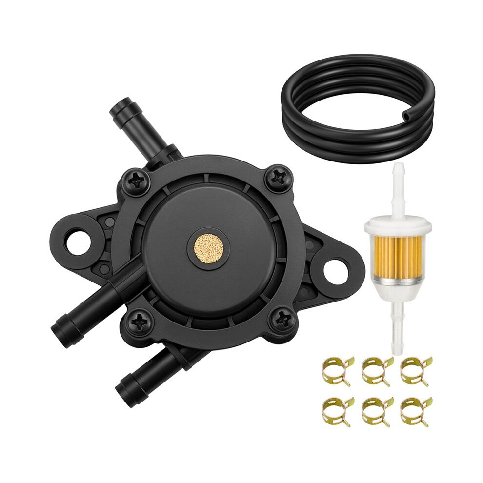 Fuel Pump With Filter And Oil Hose For 17Hp-25 Briggs And Stratton 808656 Mikuni 808492 Cub 6031841396834