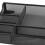 Metal Mesh 5 Grids Drawer Organizer Black Multipurpose Stable Desk Storage 3