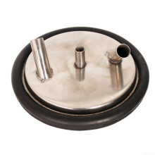 Milking Machine Accessories, Replacement Lid, Stainless Steel, Compatible With Various Animals, Standard Size