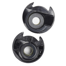 2Pcs Plastic Bobbin Cases for Household Sewing Machines, 4x3.5x1.2cm
