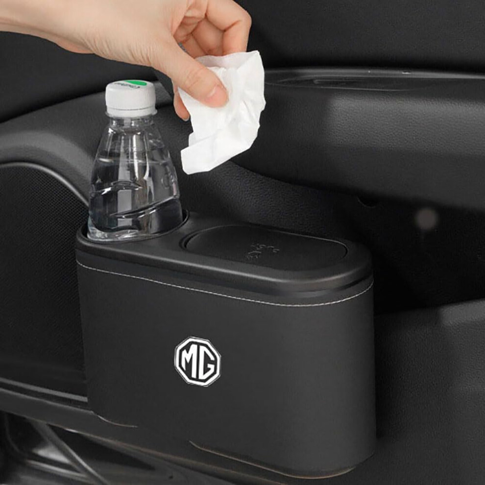 Car Trash Can 2 In 1 Hanging Garbage Bin For Mg Mg5 Mg6 Mg7 Hs Zs Compact Style Black 9199774904841