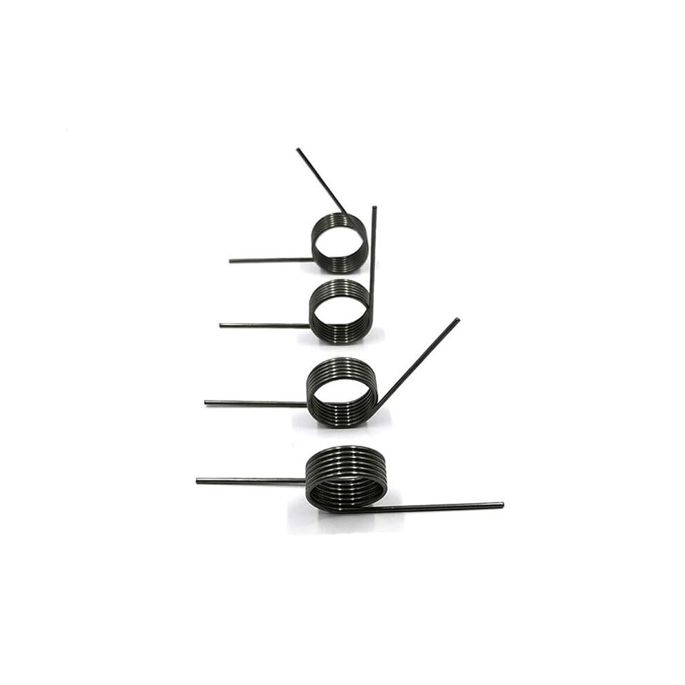 Vshaped Torsion Spring, 0.6Mm Wire Diameter, 5.4Mm Length, 9Lap, 60/90/120/180 Degree Angles, Pack Of 10 9199774905039