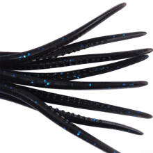 Squid Skirt Fishing Lure 21g 11cm with Assist Hook for Saltwater Sea Bass Predator Fish Luminous Blue Black