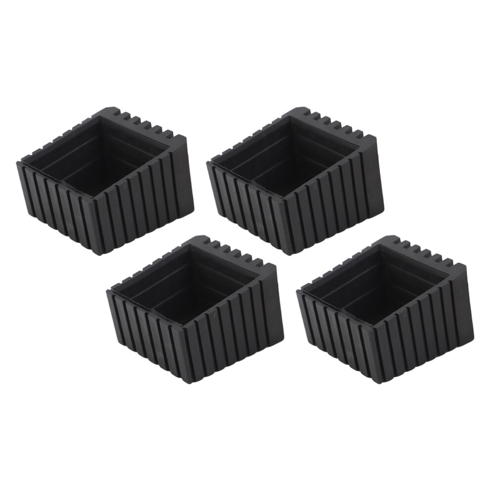 4Pcs Plastic Furniture Leg Pads 50X50mm Anti Skid Floor Protectors 8441378477322