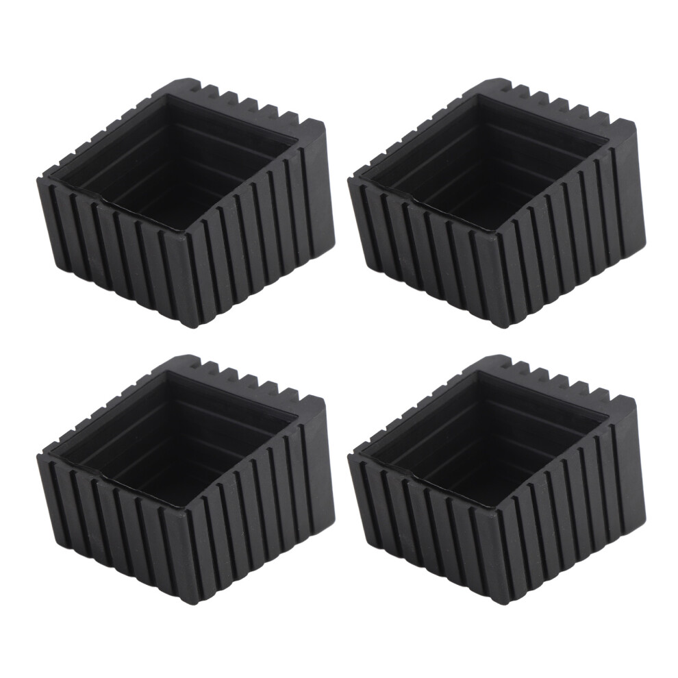 4Pcs Square Plastic Furniture Leg Pads Anti Skid 50X50mm Floor Protector 8001378475027