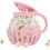Popcorn Maker 2.25 Quart Borosilicate Glass Microwave Popcorn Bowl Pink 1