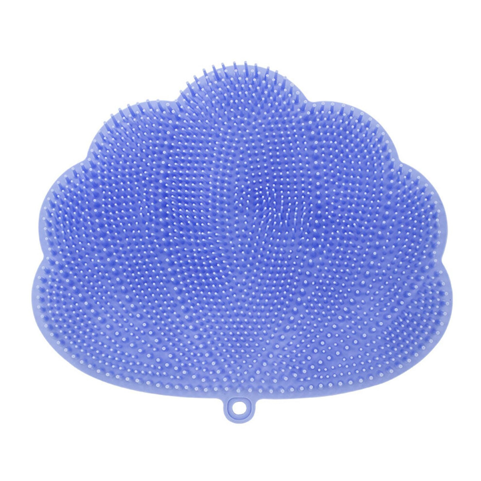 Silicone Back Scrubber Foot Massager Pad SlipProof Suction Cups For FullBody Exfoliation Hygienic Shower Cleaning