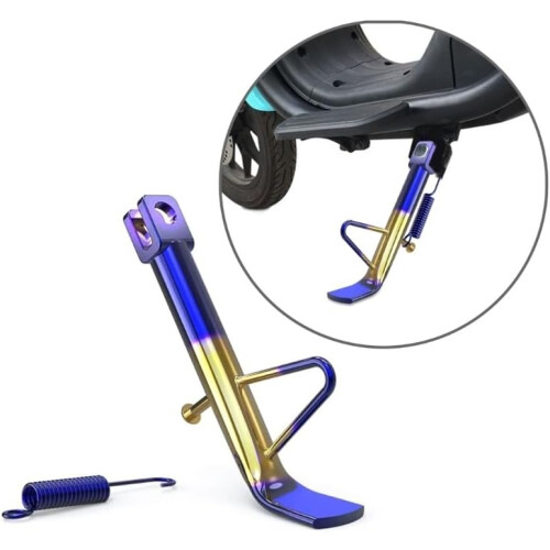 Universal Adjustable Motorcycle Kickstand Side Stand Holder for Scooter EBike Parking Support 1