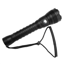 Profesjonell dykkerlommelykt, supersterk LED-undervannsbelysning for dykking og scuba-aktiviteter, multimodus dykkerlampe med aluminium