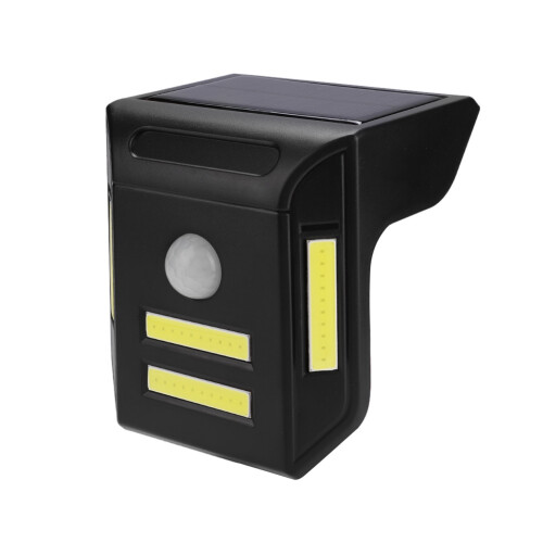 Weatherproof Solar Security Light, Multi-Angle Rotatable PIR Human Body Sensor System, Suitable For Outdoor Use, Upgradeable Lithium-Ion Battery, 1
