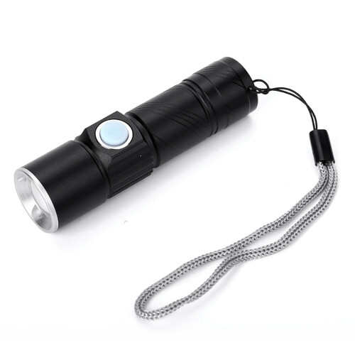 Portable Rechargeable UV Light Detector, Waterproof Multipurpose Adjustable Focus Handheld Flashlight for Outdoor Adventures 1