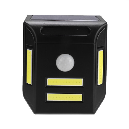 Weatherproof Solar Security Light, Multi-Angle Rotatable PIR Human Body Sensor System, Suitable For Outdoor Use, Upgradeable Lithium-Ion Battery, 2