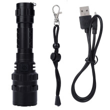 High-Powered Tactical Flashlight, Super Bright 10W Led Light, Rechargeable Waterproof Flash Light For Outdoor, Camping, Hunting, 5 Modes Adjustable Fo