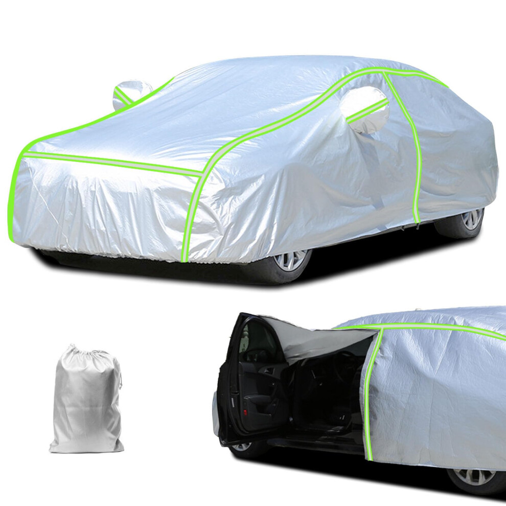 Waterproof All Weather Oxford Fabric Car Cover With Mirror Pockets For Austin Healey 100 S 1955 9382693144140