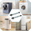 Heavy Duty Adjustable Appliance Rollers with Lockable Wheels for Refrigerator Washer Dryer Movers 4