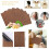 50pcs Mugwort Ginger Universal Patch Fever Joint Ginger Patch Ginger Detox Patch 3