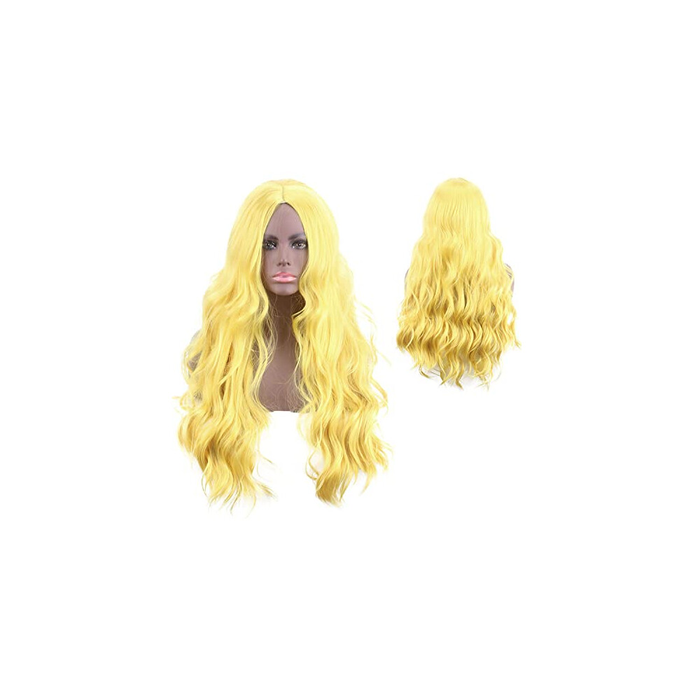 Unisex Wig Midpoint Corn Perm Wig Universal Multicolour Small Curly Hair Colour