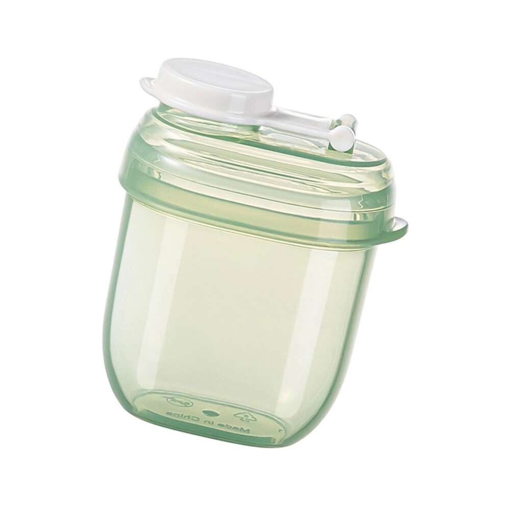 Milk Powder Dispenser 90Ml Capacity Quick Access Infant Storage Case Organiser Box For Mom Leakproof Green