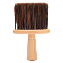 Perie de salon pentru față, peri moi, elastici și nu se deformează ușor, mâner confortabil din lemn, compact și practic, eficient pentru