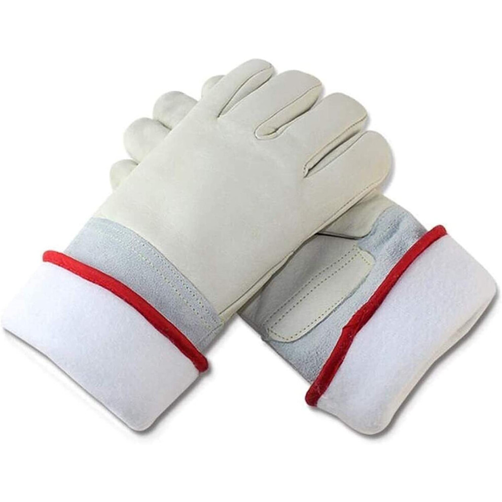 Welding Gloves Leather 35 Cm Onecolor Punctureproof Wearresistant Outdoor Working Gloves 9199774906449
