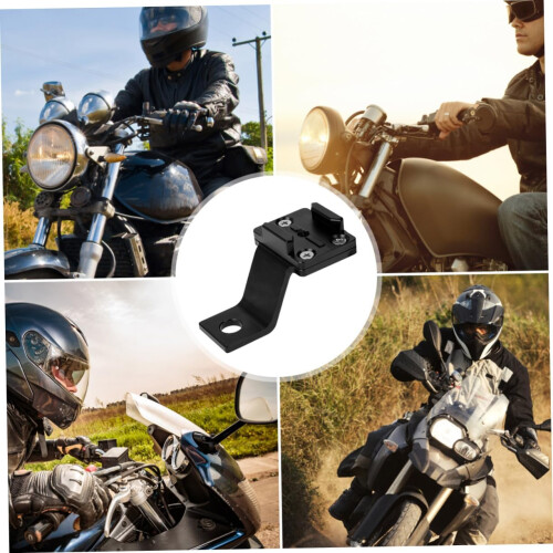 Motorcycle Rearview Mirror Camera Mount Adjustable Angle Secure Shake Holder for GoPro 1