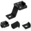 Motorcycle Rearview Mirror Camera Mount Adjustable Angle Secure Shake Holder for GoPro 3