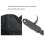 Aluminum Alloy Bow Caliper Release Aid with Neoprene Wrist Strap Black 9