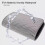 Waterproof Double Layer Mat 60x45cm Litter Box Liners Honeycomb Design Scatter Control 2