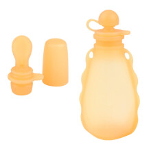 Silicone Breast Milk Storage Bag LeakProof Freezer Safe Reusable Easy Clean Baby Food Bags For Milk And Puree Portable