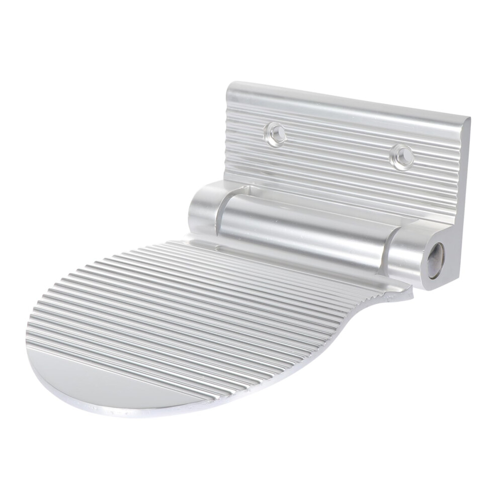 Grey Shower Foot Rest Heavyduty Pedal Feet Bath Support Tool For Home