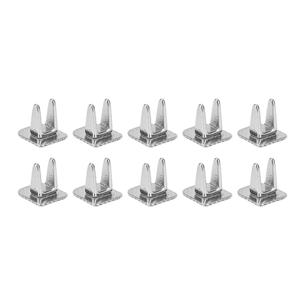 10pcs Stainless Steel Dental Bondable Orthodontic Bite Hinge Replacement