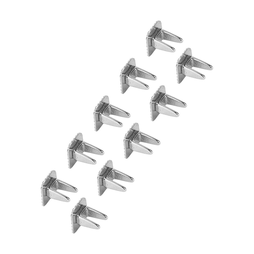 10pcs Stainless Steel Bondable Dental Hinge for Orthodontic Bite Replacement