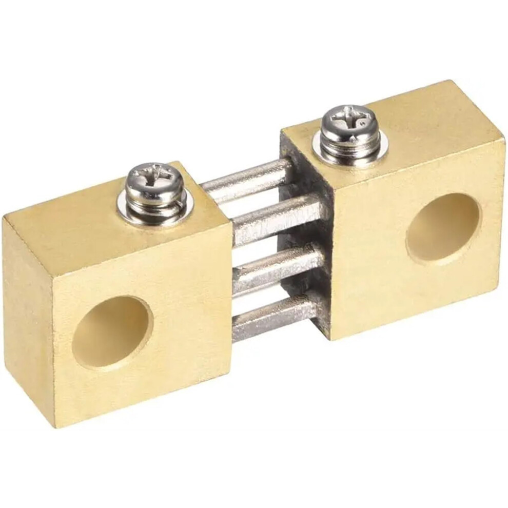 600A 75Mv Dc Ammeter Shunt Resistor Fl19 For Analog Panel Meter Current Accuracy 9199774907149