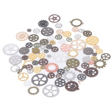 DIY Craft Scrapbooking Project Premium Quality Mixed Color Alloy Metal Versatile Use Handmade Crafts Steampunk Charms Jewelry Making Accessories