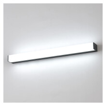 LED Wall Lamp 30/40/50 CM Acrylic Long Strip Mirror Light For Bathroom, Hotel Decor Warm White Black 50CM
