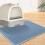 Cat Litter Mat Double Layer Design Durable Plastic Litter Box Mat Khaki 5