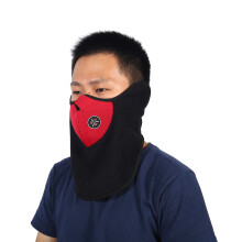 Performance Half Face Mask, Red Ergonomic Design For Maximum Comfort And Breathability, Polyester Dust-Proof Cover For Multiple Outdoor Activities