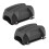 Motorcycle Bumper Guard Rubber Protector 80x55mm Black for 25mm Bars 8