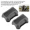 Motorcycle Bumper Guard Rubber Protector 80x55mm Black for 25mm Bars 3