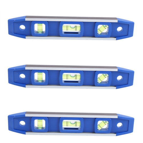 Precision Craftsmanship, Extruded Aluminium 9" Torpedo Level, Wide Application In Dry Wall, Scaffolding, And Camping 1