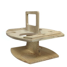 Outdoor Wooden Wine Table, Solid Wood Construction Ensuring Durability And Stability For Your Picnic Adventures