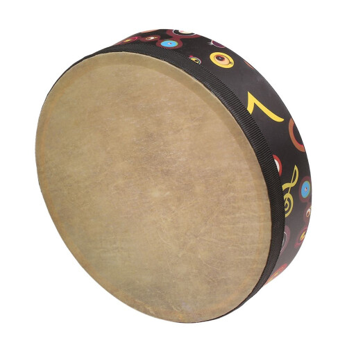 Tambour à main Orff 8 po coque PET percussion avec bâton. 2