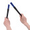 2 Pairs Retractable Drum Sticks + 15 Nylon Drum Brushes Jazz & Studio Use 7